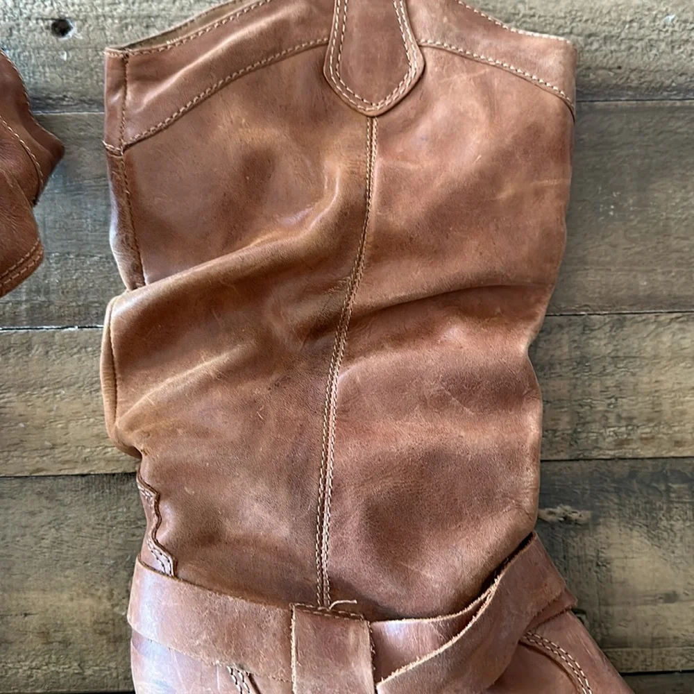 Steven Madden Cowboy Boots with Buckle Detail - Picture 6 of 11